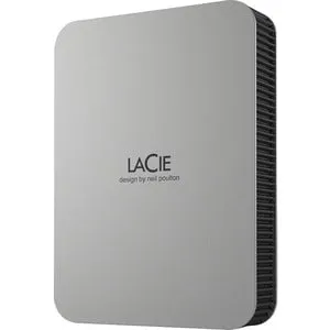 LaCie Mobile Drive Secure STLR4000400 4 TB Portable Hard Drive - External - Space Gray - USB 3.2 (Gen 1) Type C