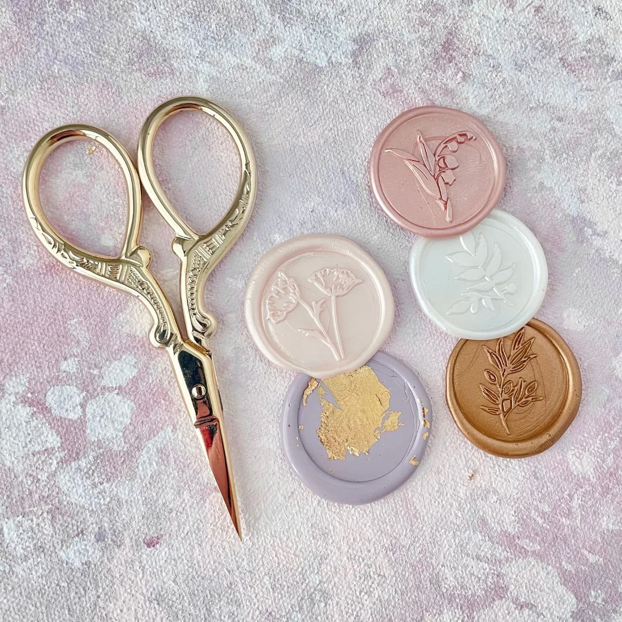 Lavender & Dusty Mauve Flat Lay Prop Kit