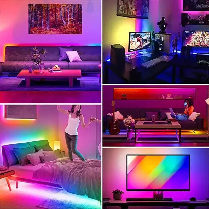 LED Light Strips: Transform TV Room Ambiance