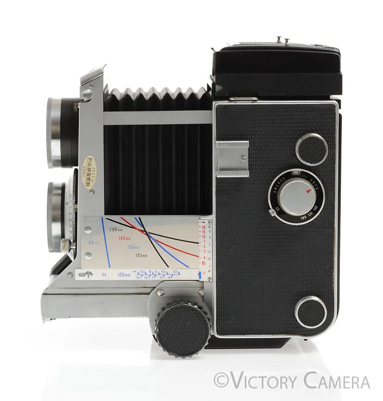Mamiya C33 Medium Format TLR Camera w/ 80mm f2.8 Lens -New Seals-