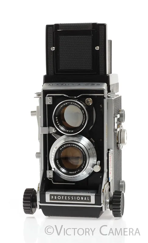 Mamiya C33 Medium Format TLR Camera w/ 80mm f2.8 Lens -New Seals-