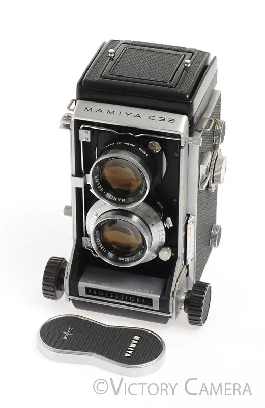 Mamiya C33 Medium Format TLR Camera w/ 80mm f2.8 Lens -New Seals-