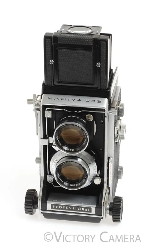 Mamiya C33 Medium Format TLR Camera w/ 80mm f2.8 Lens -New Seals-