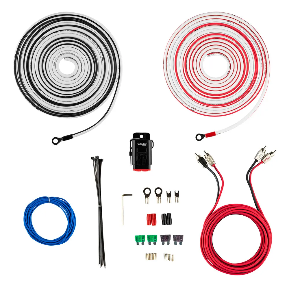 Marine Tinned OFC Amplifier Installation Kit 8-GA