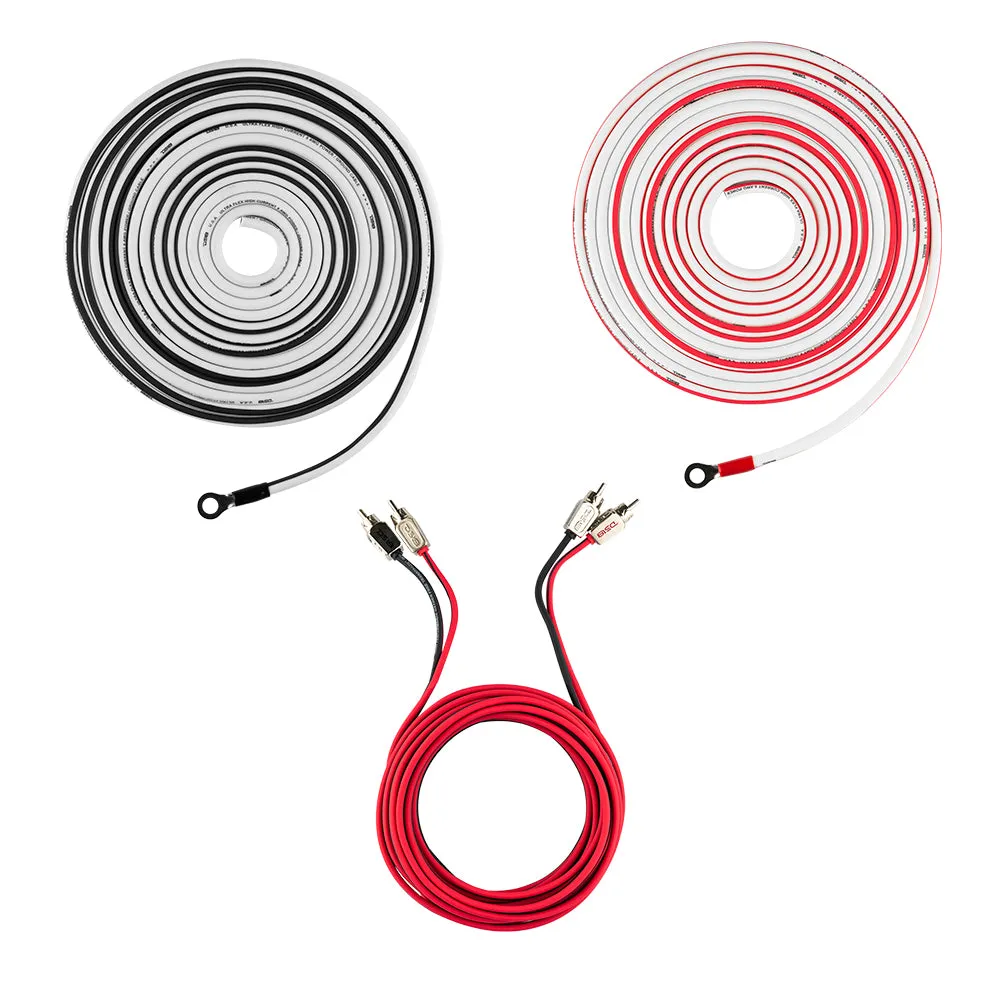 Marine Tinned OFC Amplifier Installation Kit 8-GA