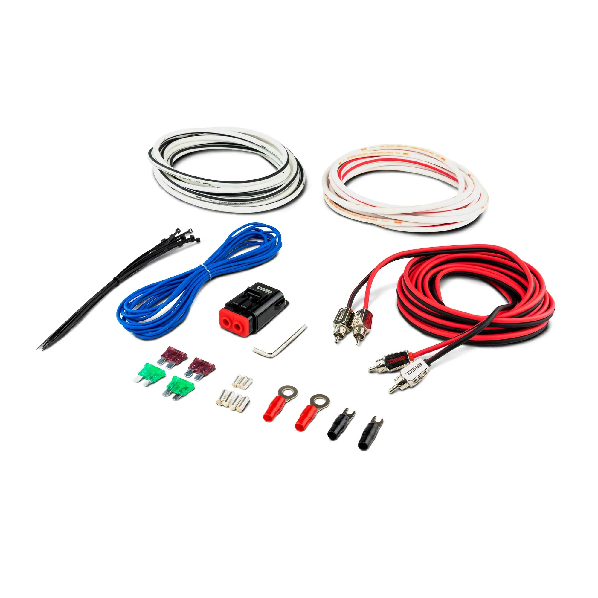 Marine Tinned OFC Amplifier Installation Kit 8-GA