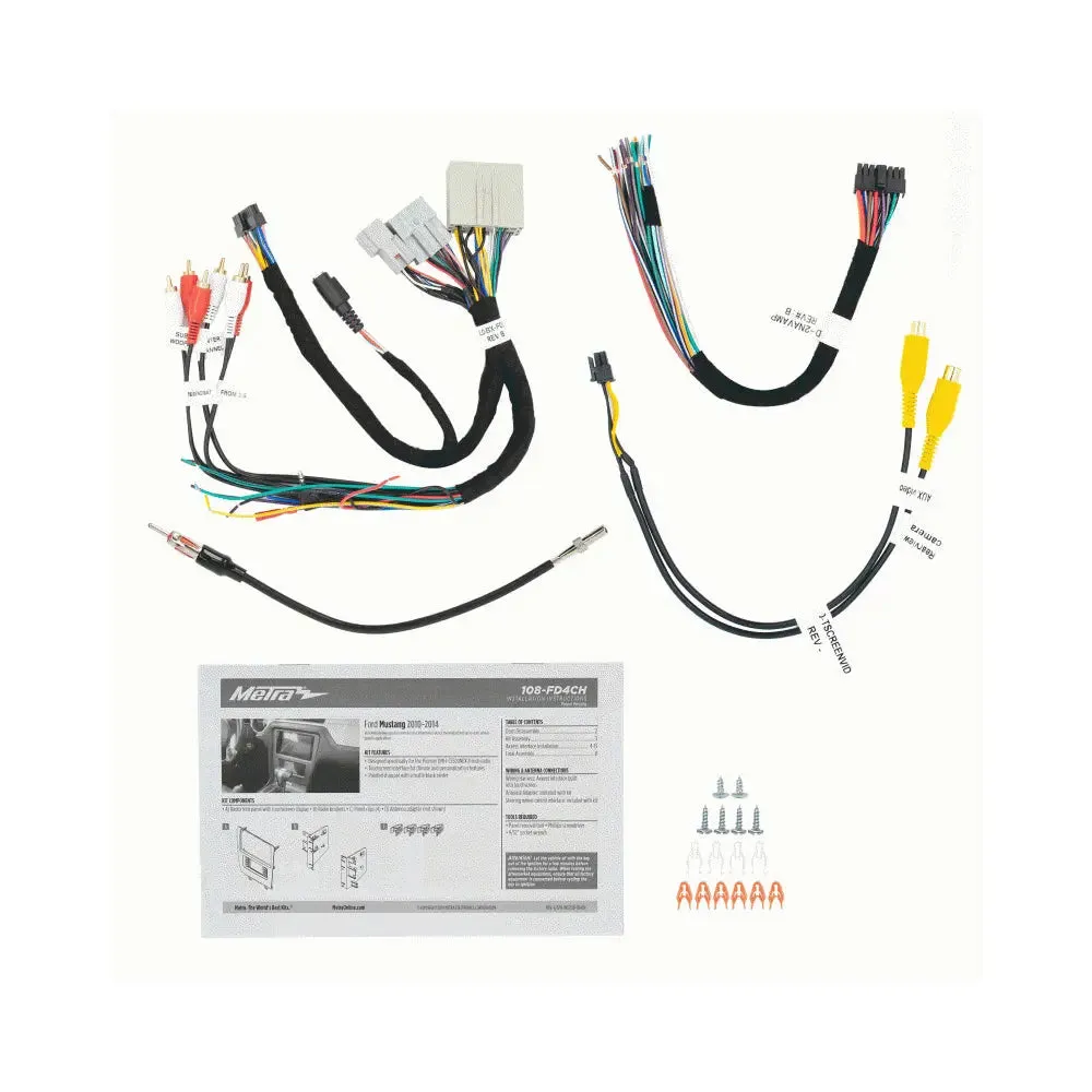 Metra 108-FD4CH Dash Kit For Pioneer DMH-C5500NEX 8" Radios For Ford Mustang 2010-2014