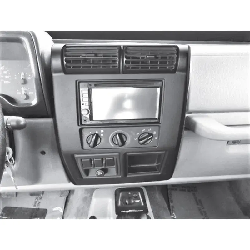 Metra 95-6549 Double DIN Dash Kit For Select Jeep Wrangler 1997 - 2002