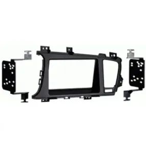 Metra 95-7345B Black Double DIN Stereo Dash Kit for 2011-up Kia Optima
