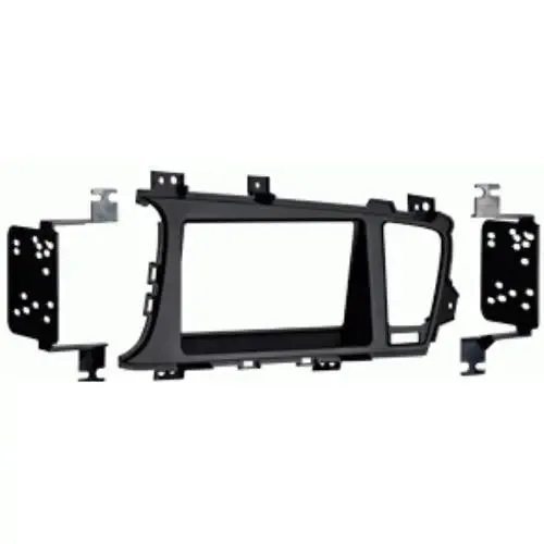 Metra 95-7345B Black Double DIN Stereo Dash Kit for 2011-up Kia Optima