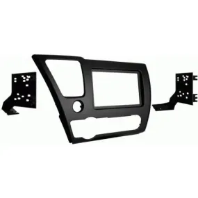 Metra 95-7882B Black Double DIN Stereo Dash Kit for 13-up Honda Civic