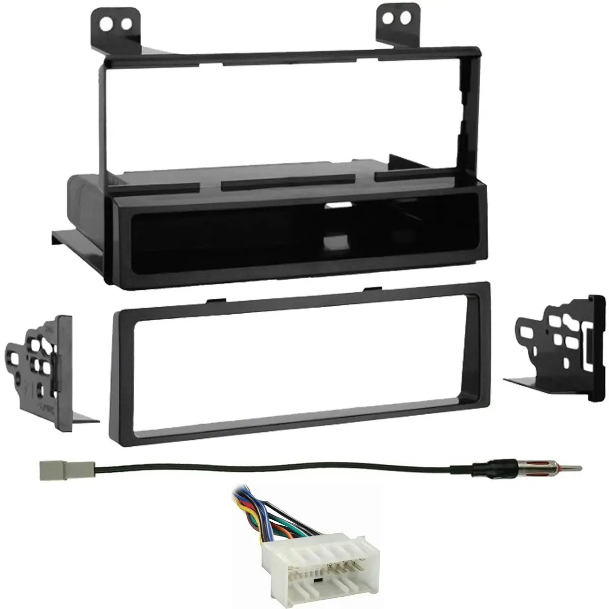 Metra 99-7323 Single DIN Dash Kit for Hyundai 2006-2014 w/ Wiring Harness & Antenna Adapter