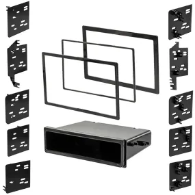 Metra 99-8104 1 or 2 DIN Car Stereo Dash Multi Kit for 1984-2004 Toyota Vehicles- Black