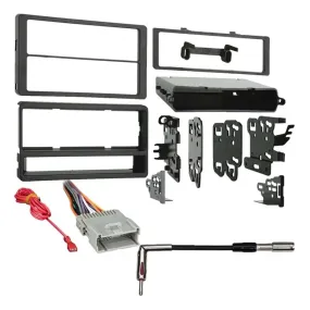 Metra 99-8205 Single/Double DIN Dash Kit   Harness for 2003-2008 Pontiac Vibe