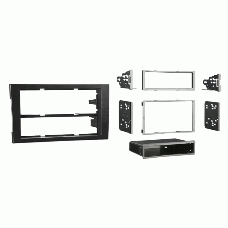 Metra 99-9107B Black Double DIN Stereo Dash Kit for 2002-2008 Audi A4