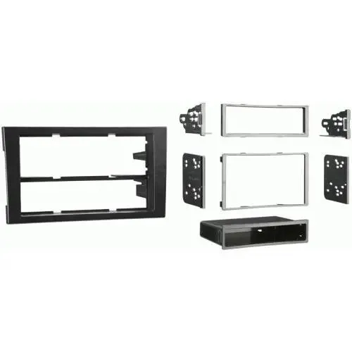 Metra 99-9107B Black Double DIN Stereo Dash Kit for 2002-2008 Audi A4
