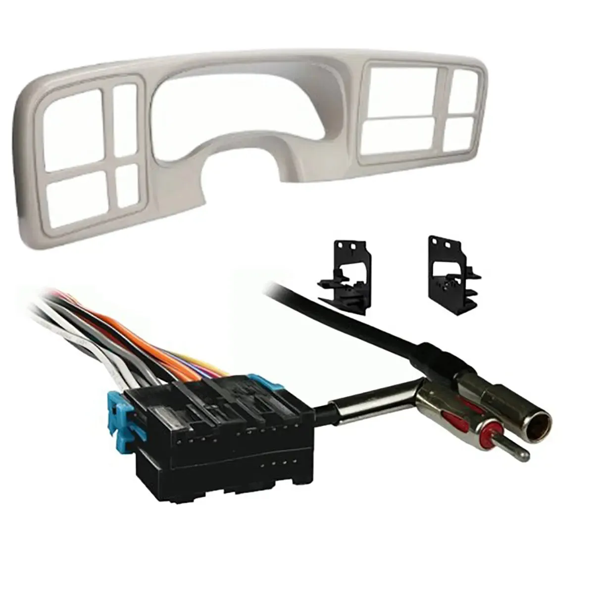 Metra DP-3002PWT Double DIN Dash Kit Combo for 1999-2002 GM Full-size Trucks and SUV's