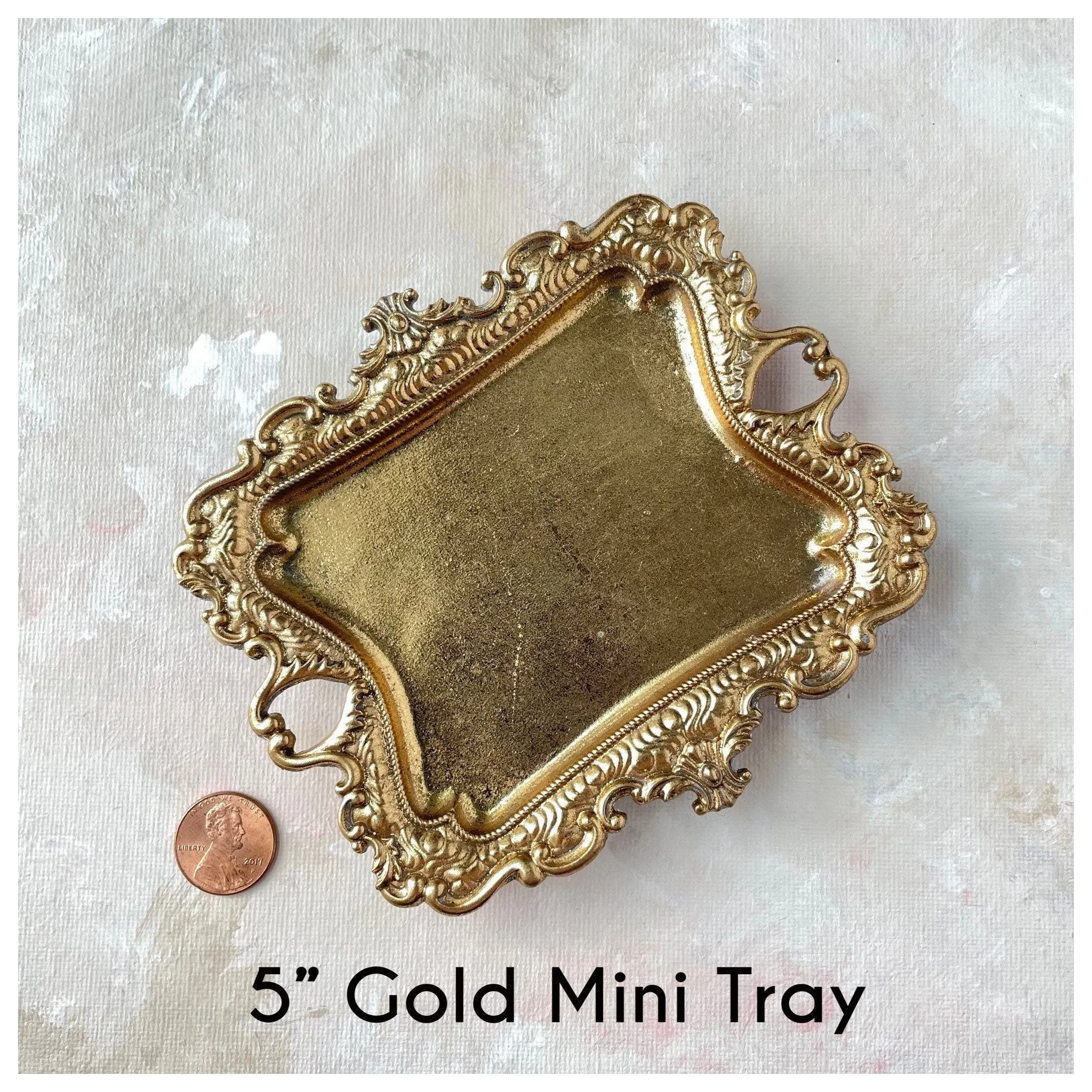 Mini Gold Tray ~ MUST HAVE