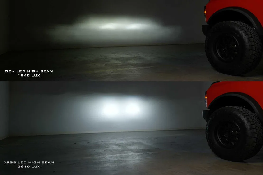 Morimoto XB LED Headlights Ford Bronco (2021-2022) White / Amber / RGB DRL