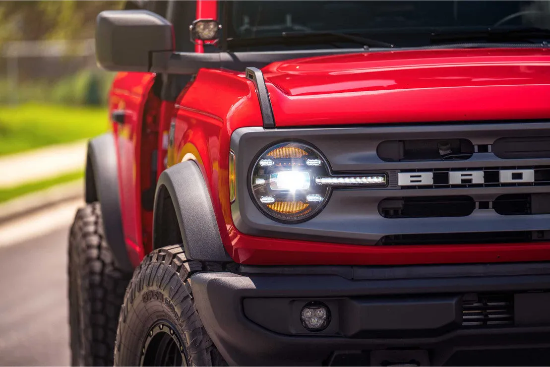 Morimoto XB LED Headlights Ford Bronco (2021-2022) White / Amber / RGB DRL