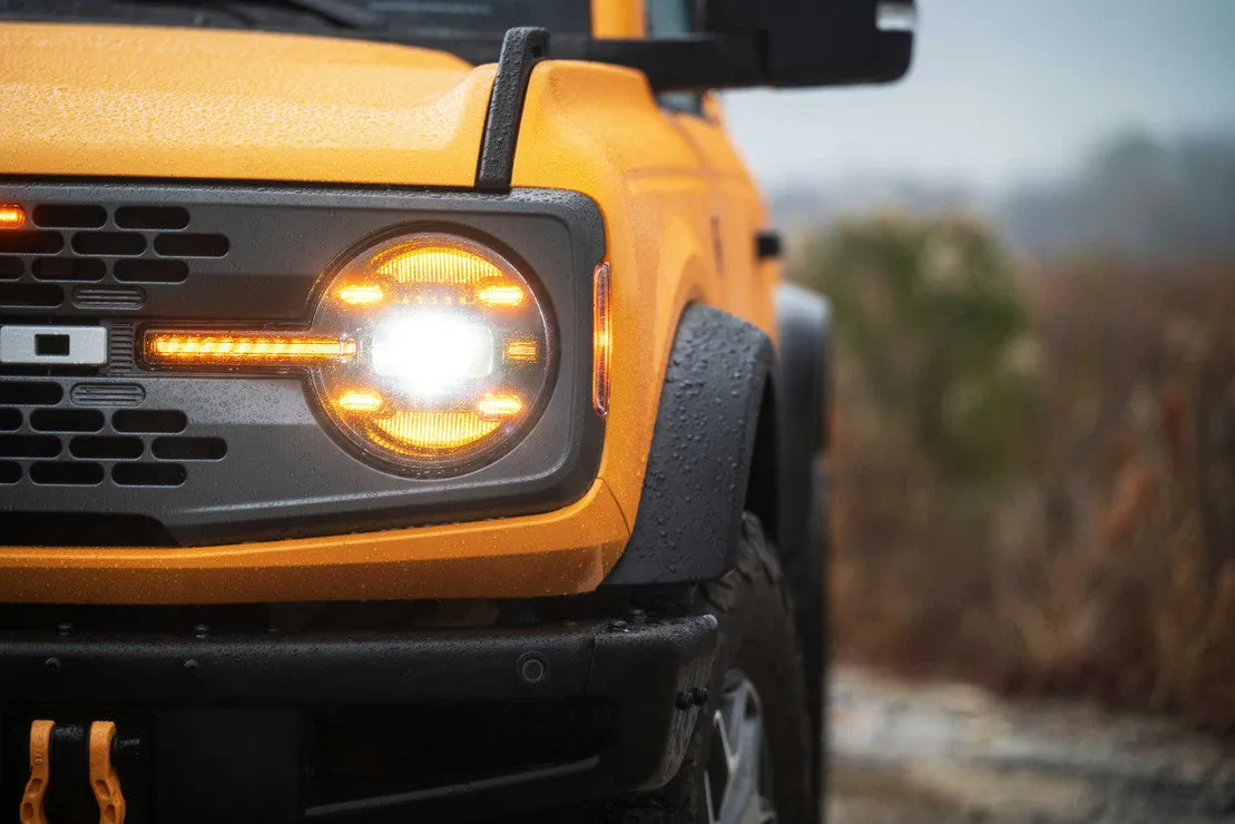 Morimoto XB LED Headlights Ford Bronco (2021-2022) White / Amber / RGB DRL