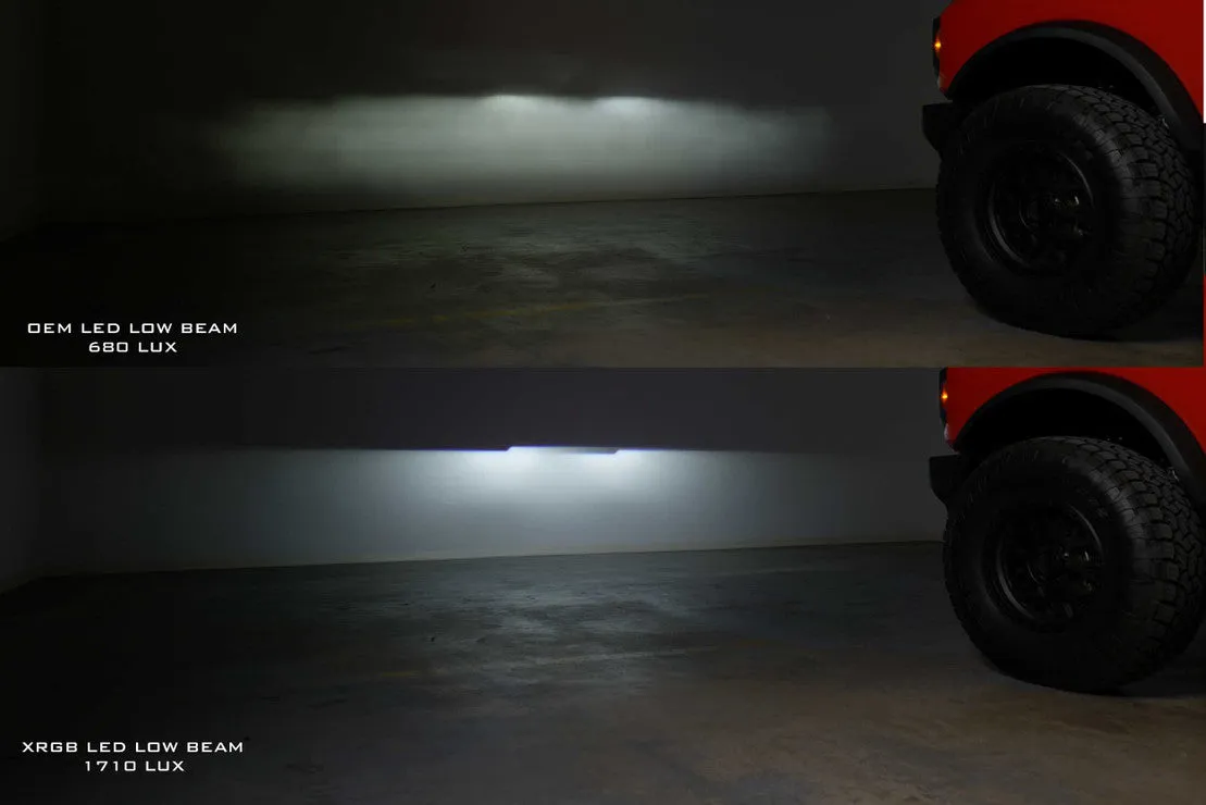 Morimoto XB LED Headlights Ford Bronco (2021-2022) White / Amber / RGB DRL