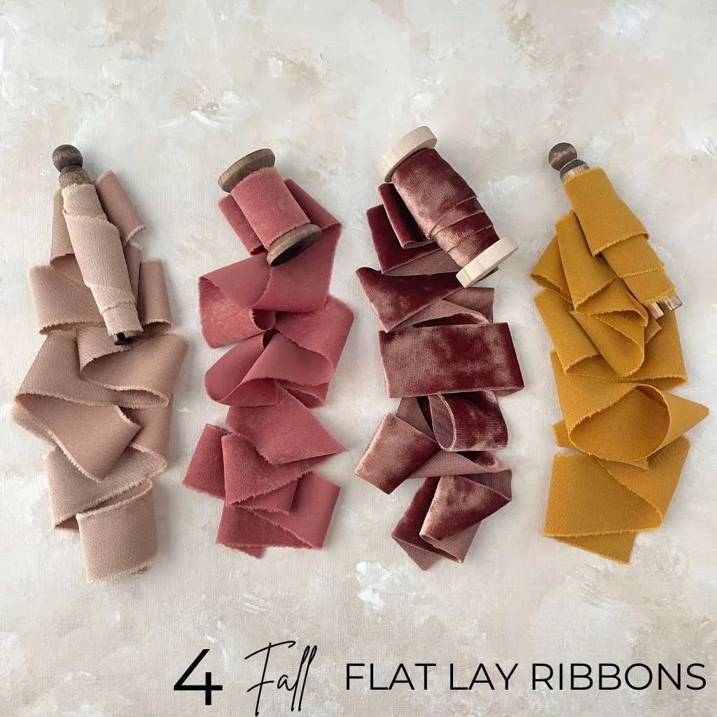Mustard Styling Ribbon for Flat Lays