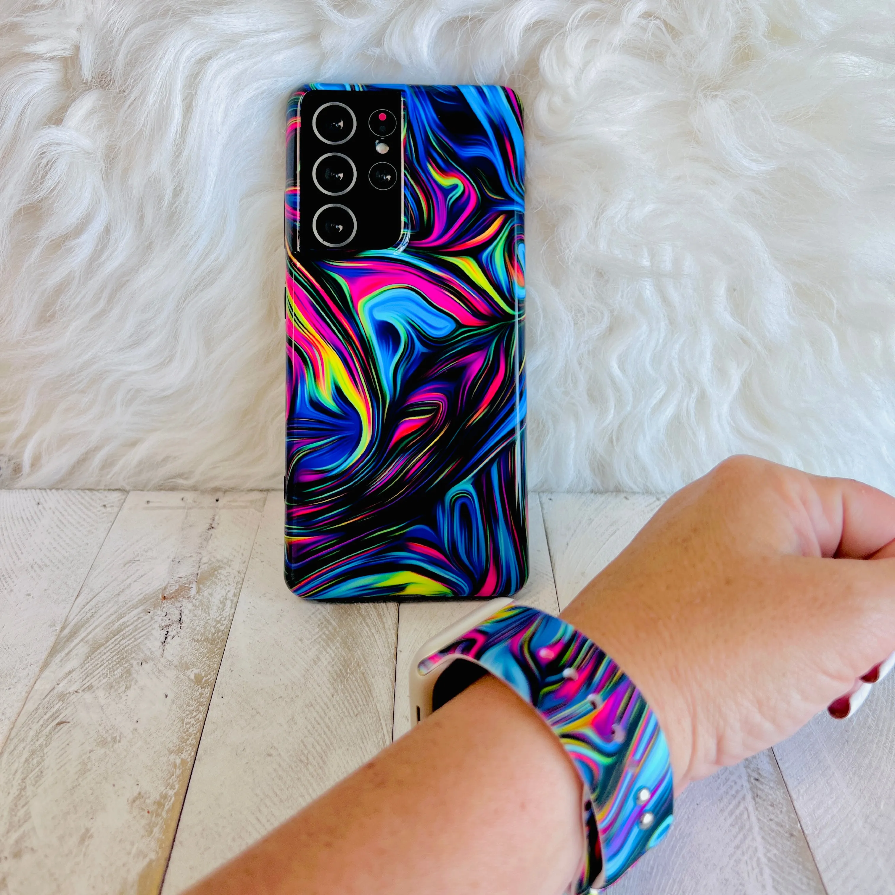 Neon Taffy Cell Phone Case For Samsung Galaxy