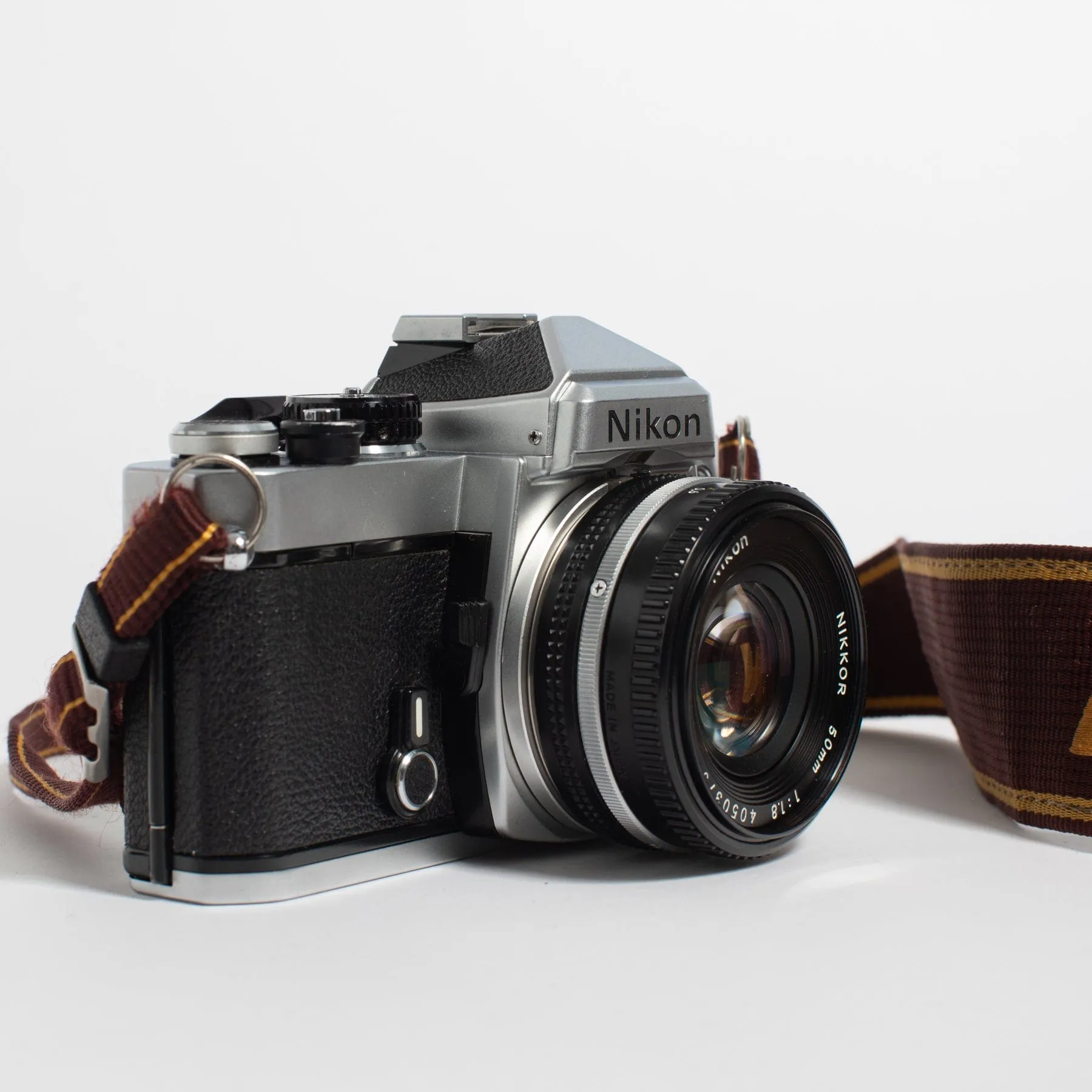 Nikon FE with 50mm f/1.8 lens body no. 3466417 -- fresh CLA!