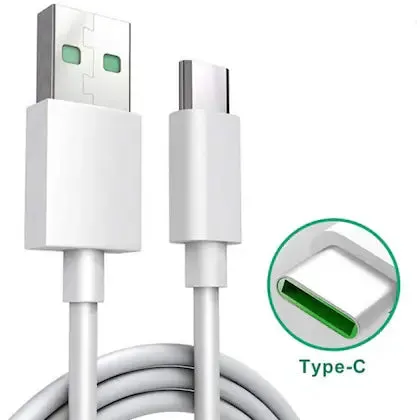 Oppo Reno 3 Vooc Charge And Data Sync Type-C Cable White