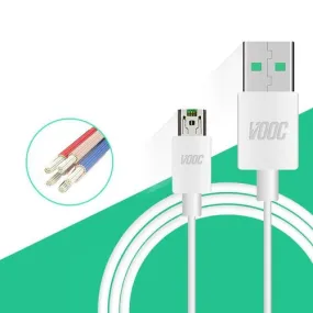 Oppo VOOC Oppo A7  Charge And Data Sync Cable White