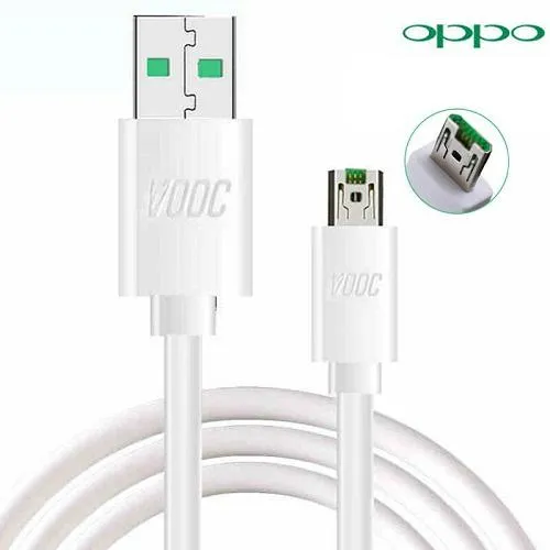 Oppo VOOC Oppo A7  Charge And Data Sync Cable White
