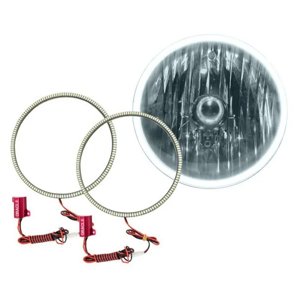 Oracle 7" Round LED Headlight Halo Kit - Multicolored