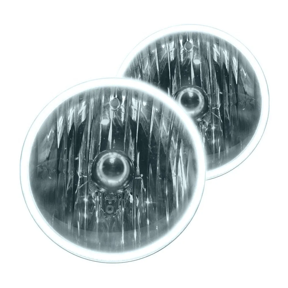 Oracle 7" Round LED Headlight Halo Kit - Multicolored