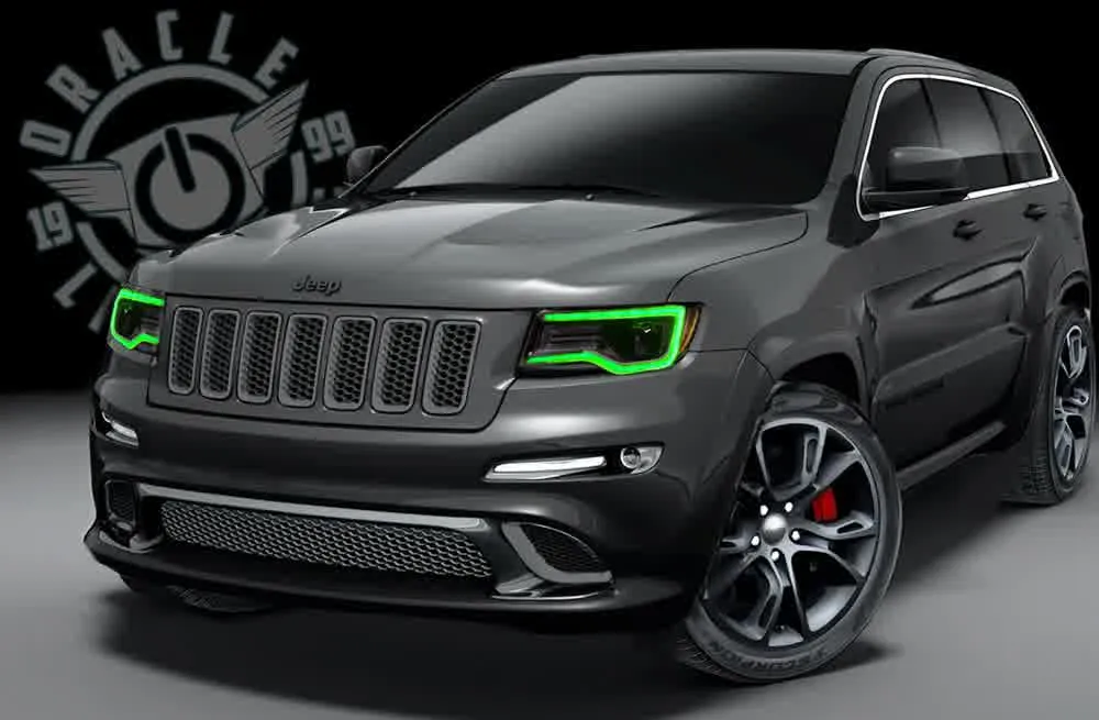Oracle Headlight DRL Upgrade Jeep Grand Cherokee (14-21) RGB Dynamic Colorshift 1284-332
