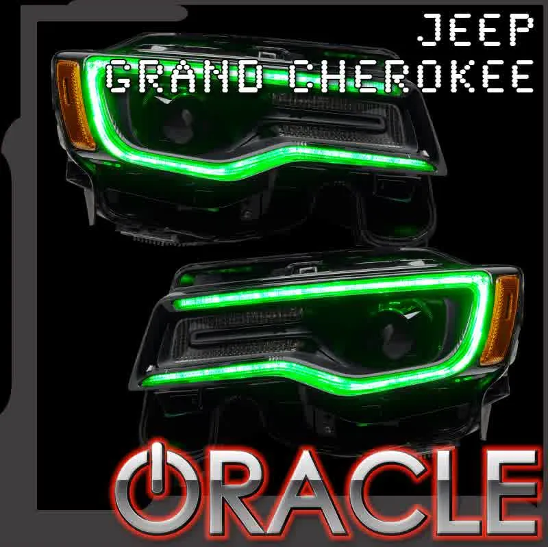 Oracle Headlight DRL Upgrade Jeep Grand Cherokee (14-21) RGB Dynamic Colorshift 1284-332