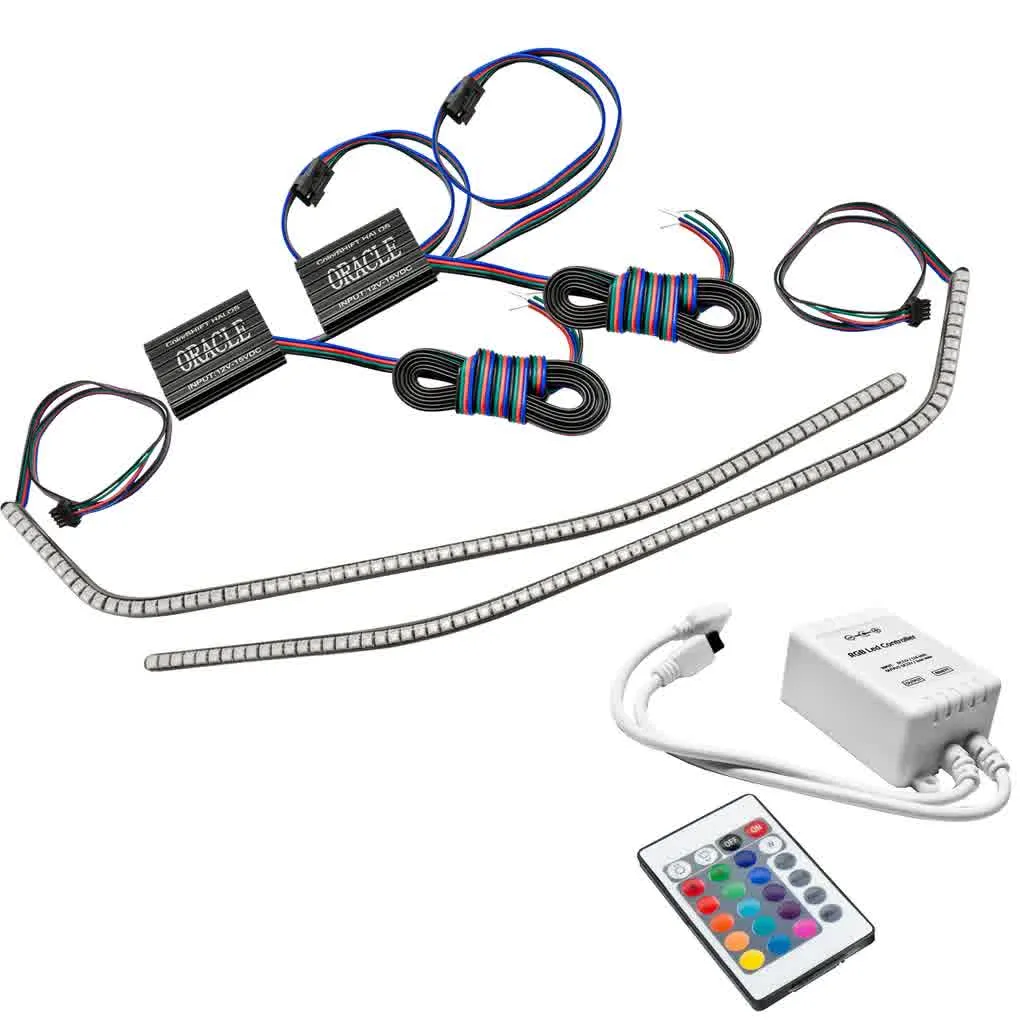 Oracle Headlight DRL Upgrade Kit Chevy Camaro (16-21) [ColorSHIFT - Surface Mount] w/ or w/o Controller