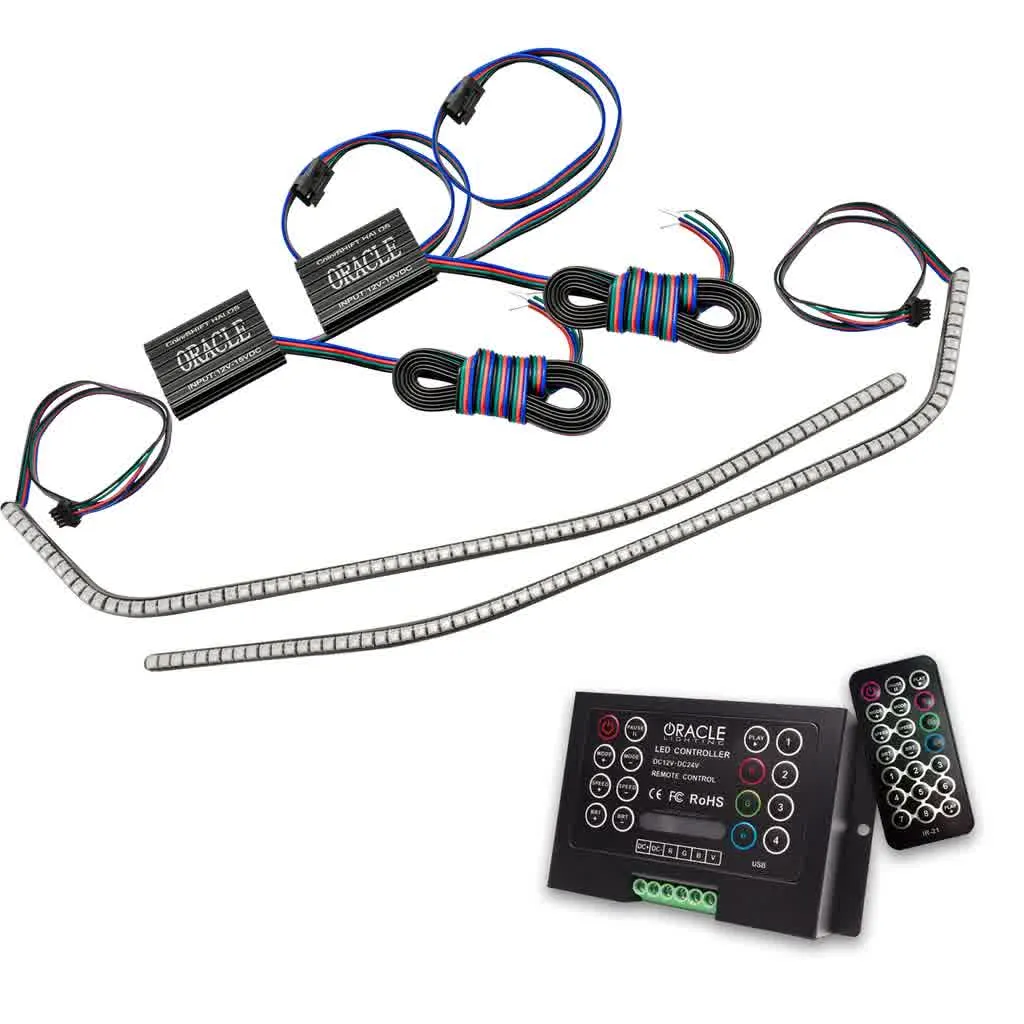 Oracle Headlight DRL Upgrade Kit Chevy Camaro (16-21) [ColorSHIFT - Surface Mount] w/ or w/o Controller