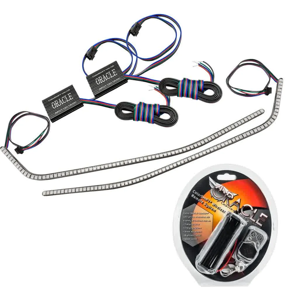 Oracle Headlight DRL Upgrade Kit Chevy Camaro (16-21) [ColorSHIFT - Surface Mount] w/ or w/o Controller