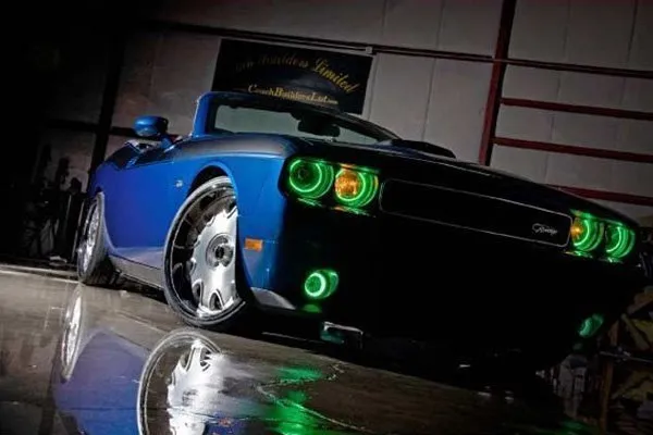 Oracle LED Headlight Halo Kit Dodge Challenger (2008-2014) [Surface Mount] Multicolored