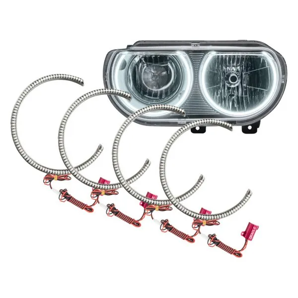Oracle LED Headlight Halo Kit Dodge Challenger (2008-2014) [Surface Mount] Multicolored