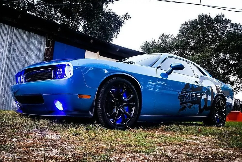 Oracle LED Headlight Halo Kit Dodge Challenger (2008-2014) [Surface Mount] Multicolored