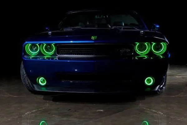 Oracle LED Headlight Halo Kit Dodge Challenger (2008-2014) [Surface Mount] Multicolored