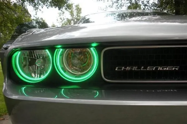 Oracle LED Headlight Halo Kit Dodge Challenger (2008-2014) [Surface Mount] Multicolored
