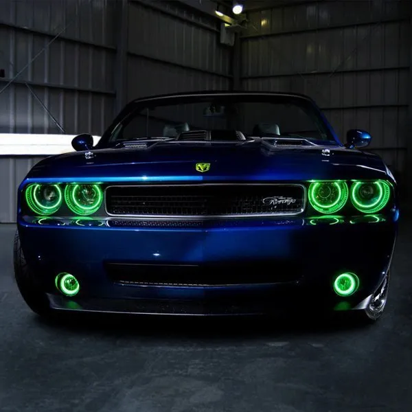 Oracle LED Headlight Halo Kit Dodge Challenger (2008-2014) [Surface Mount] Multicolored