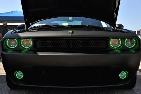 Oracle LED Headlight Halo Kit Dodge Challenger (2008-2014) [Surface Mount] Multicolored