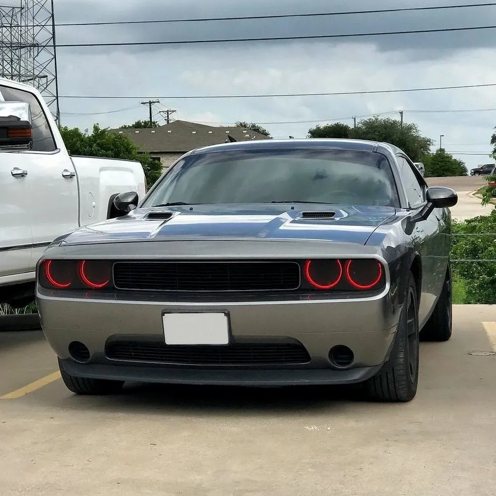 Oracle LED Headlight Halo Kit Dodge Challenger (2008-2014) [Surface Mount] Multicolored
