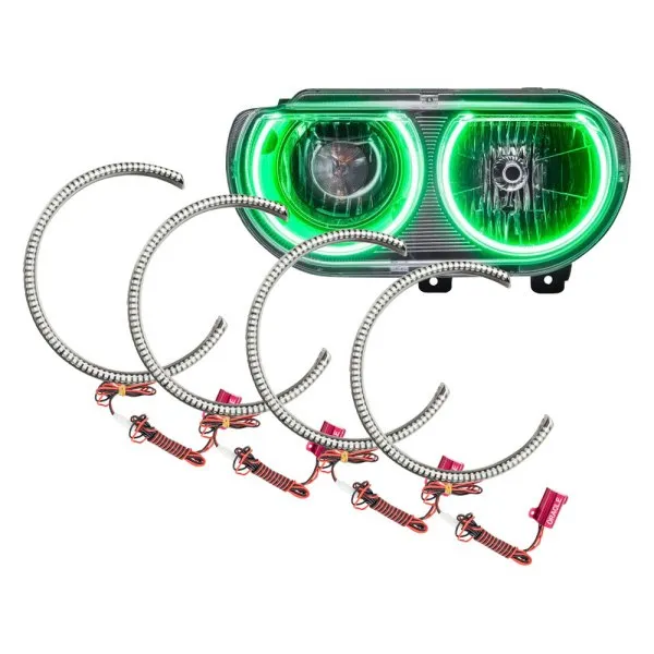 Oracle LED Headlight Halo Kit Dodge Challenger (2008-2014) [Surface Mount] Multicolored