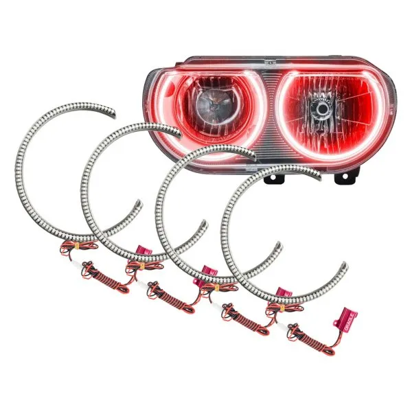 Oracle LED Headlight Halo Kit Dodge Challenger (2008-2014) [Surface Mount] Multicolored