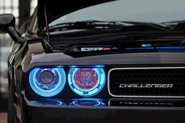 Oracle LED Headlight Halo Kit Dodge Challenger (2008-2014) [Surface Mount] Multicolored